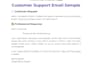 provide professional customer support email handling